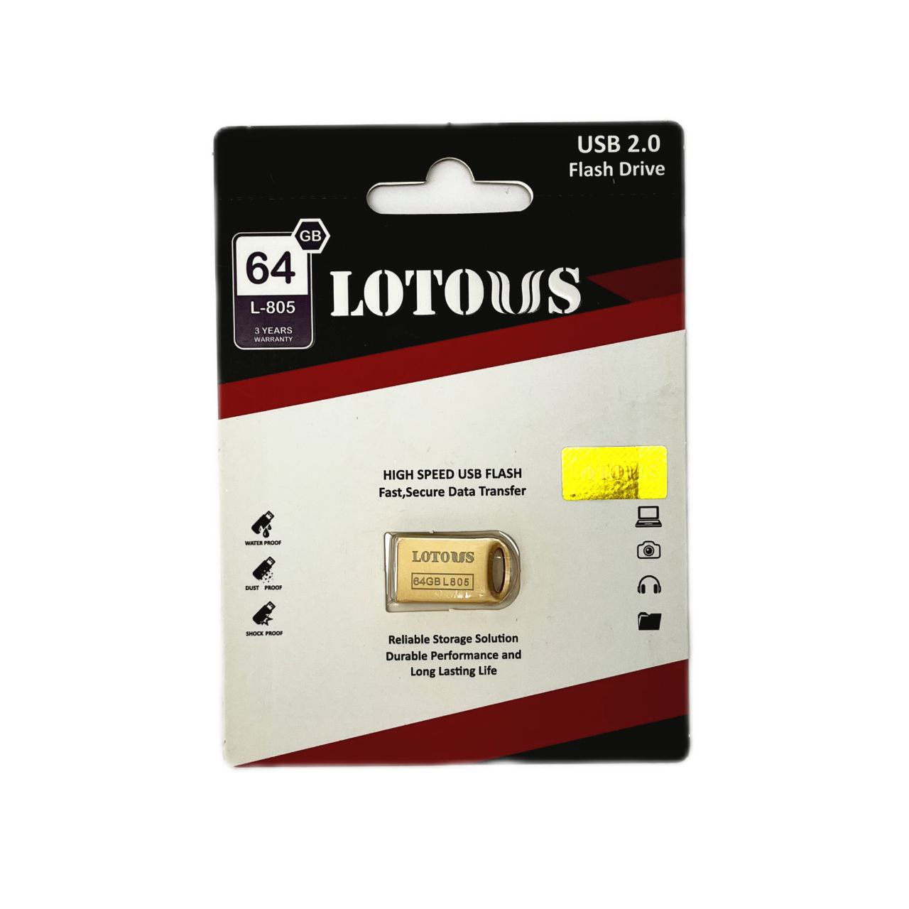 فلش مموری lotous ظرفیت 64 گیگ L-805