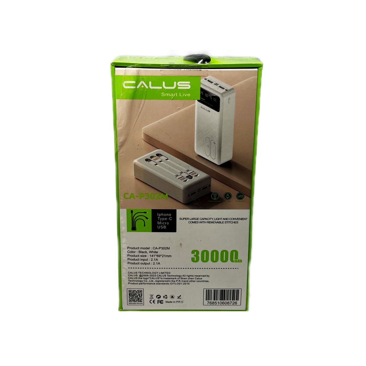 پاوربانک CALUS مدل CA-P302M