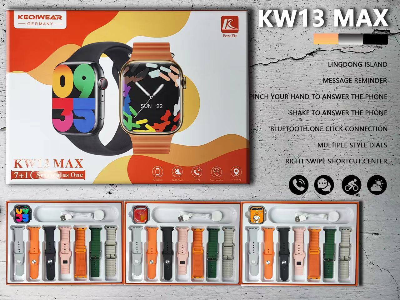 ساعت keqiwear kw13 max