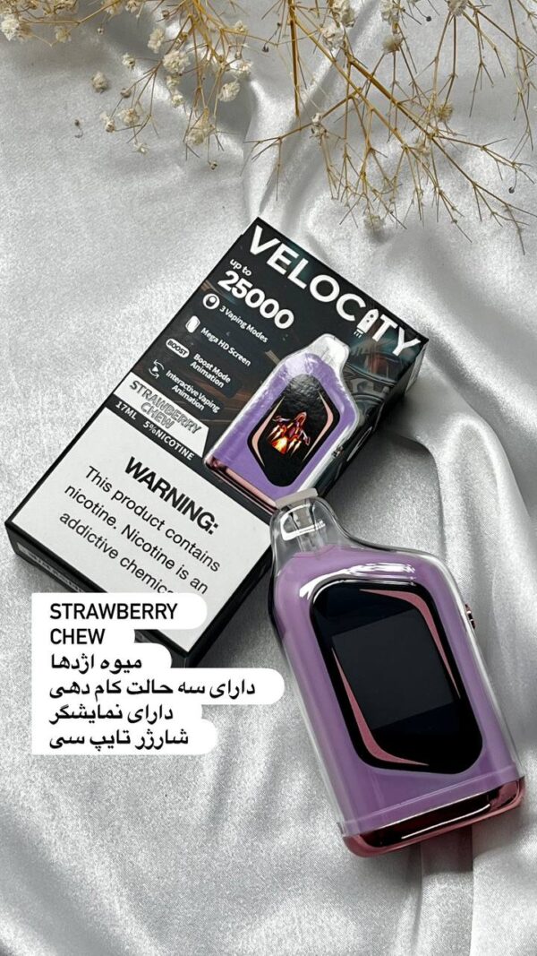 ویپ velocity بیست و پنج هزار پاف