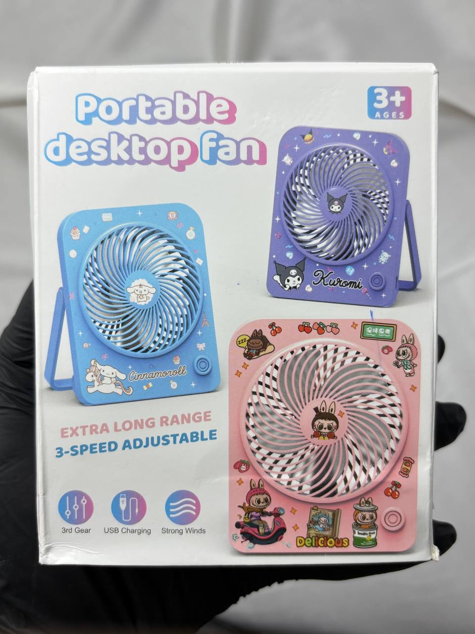 فن portable desktop fan