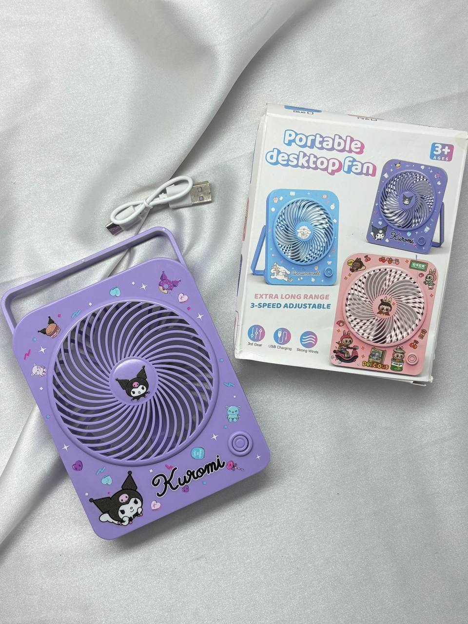 فن portable desktop fan
