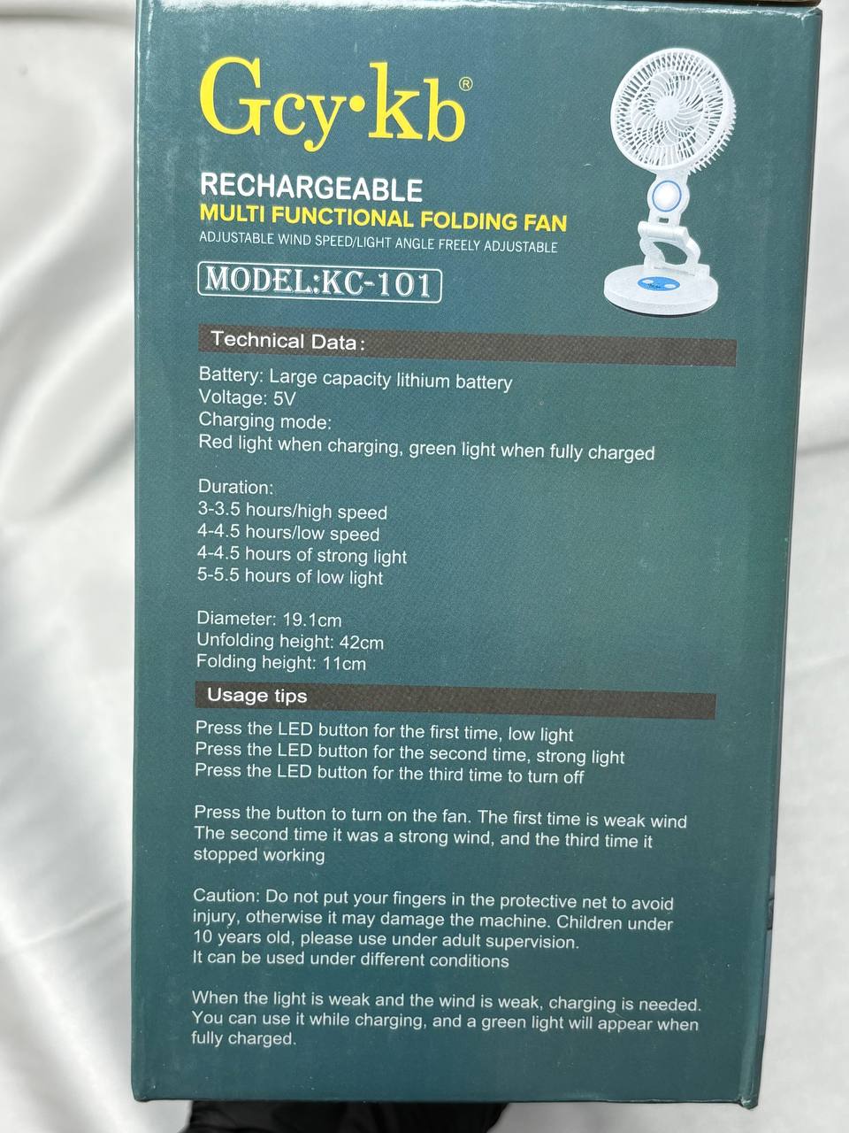 فن مدل kc101