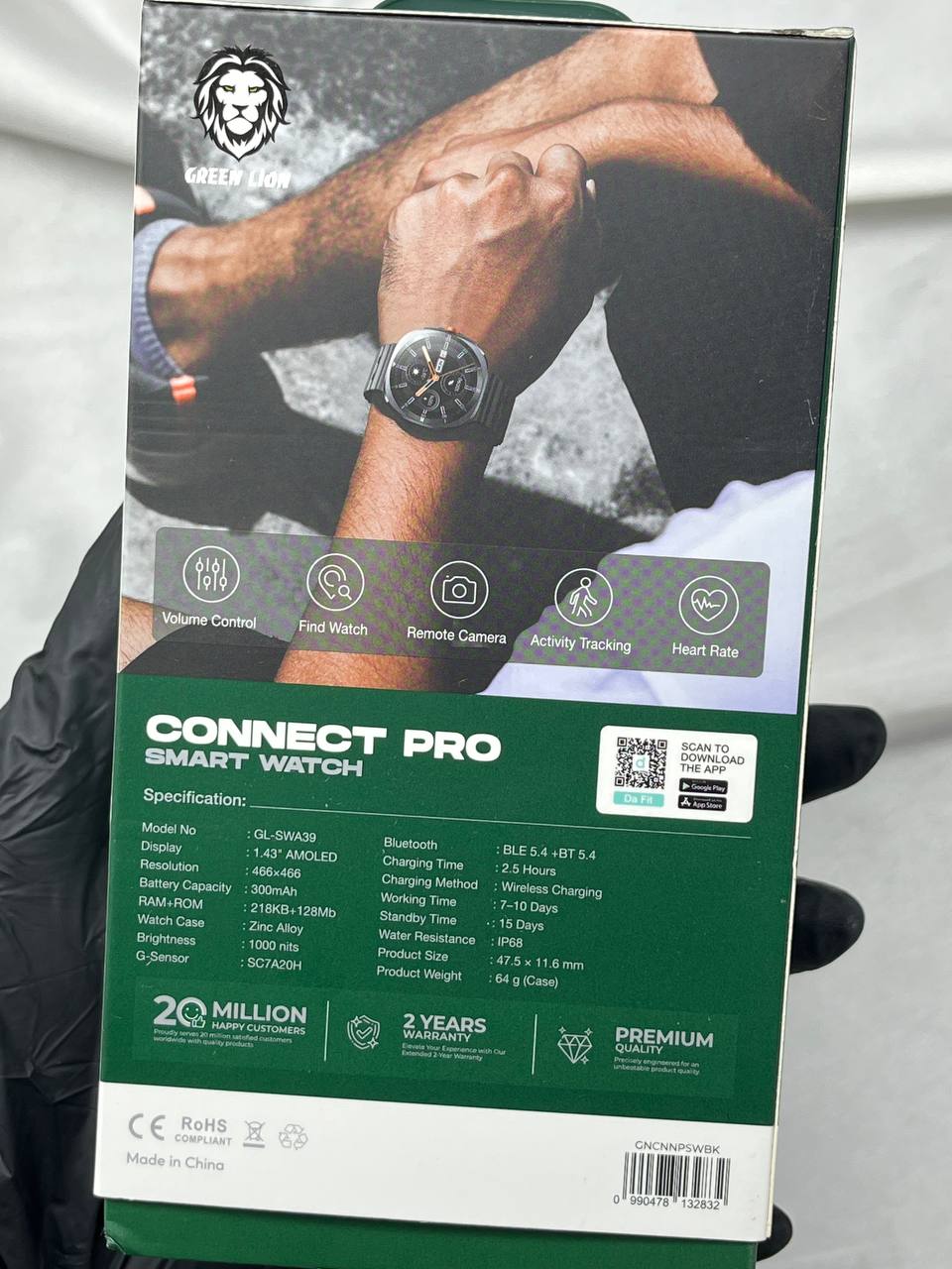 ساعت هوشمند گرین connect pro