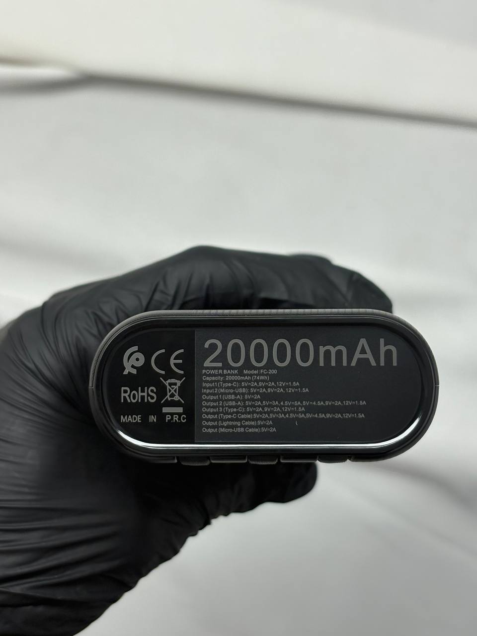 پاوربانک xinova ظرفیت ۲۰ هزار