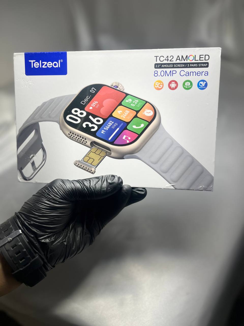 ساعت سیمکارتی tc42 amoled