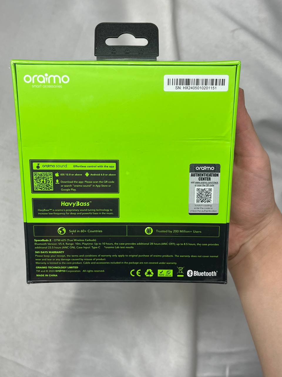 ایرپاد oraimo مدل 625