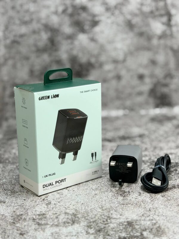 کلگی uk plug dual port