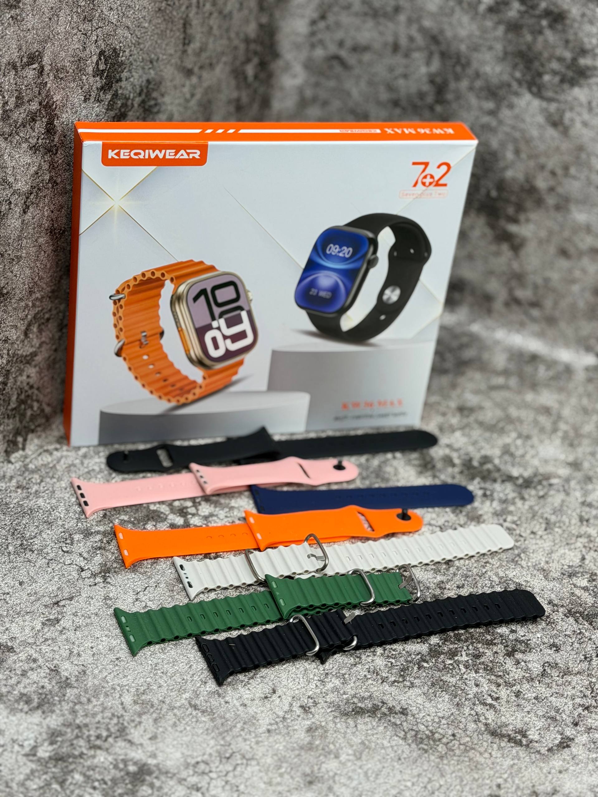 ساعت هوشمند دو تایی kw36