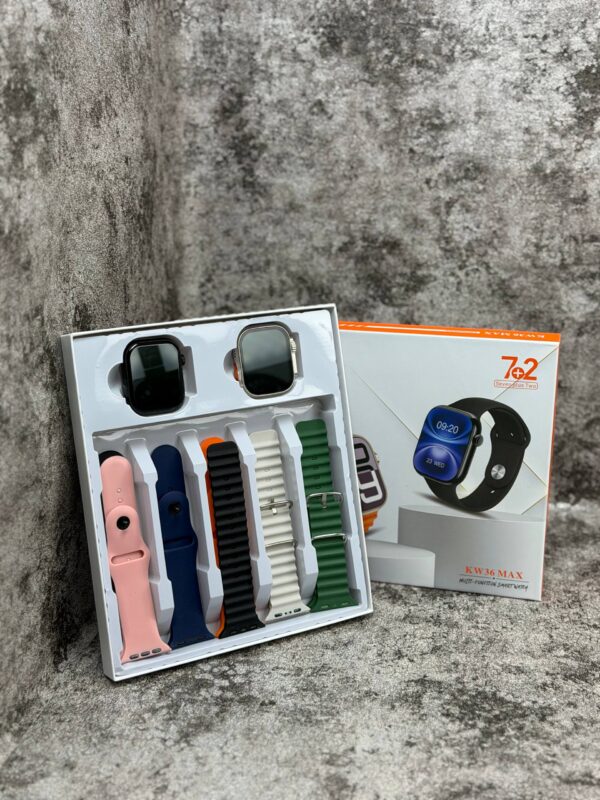 ساعت هوشمند دو تایی kw36
