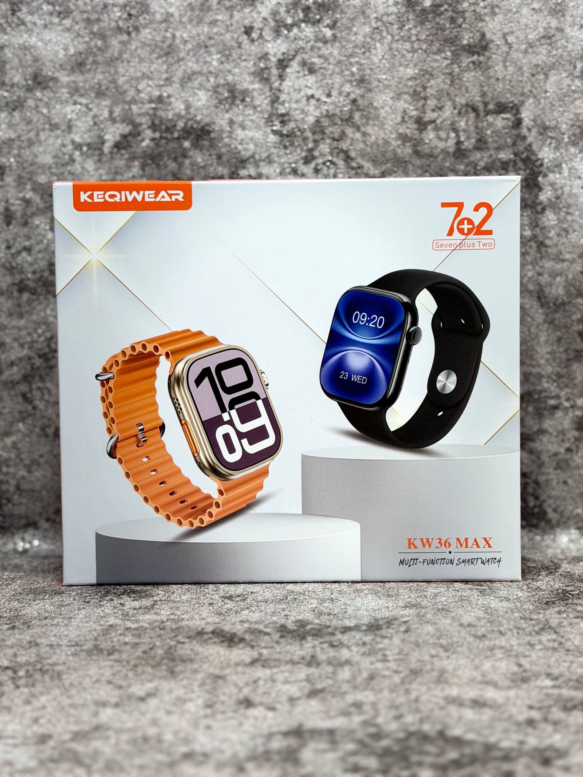 ساعت هوشمند دو تایی kw36