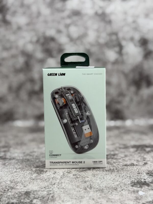 موس گرین مدل tranparent mouse 2