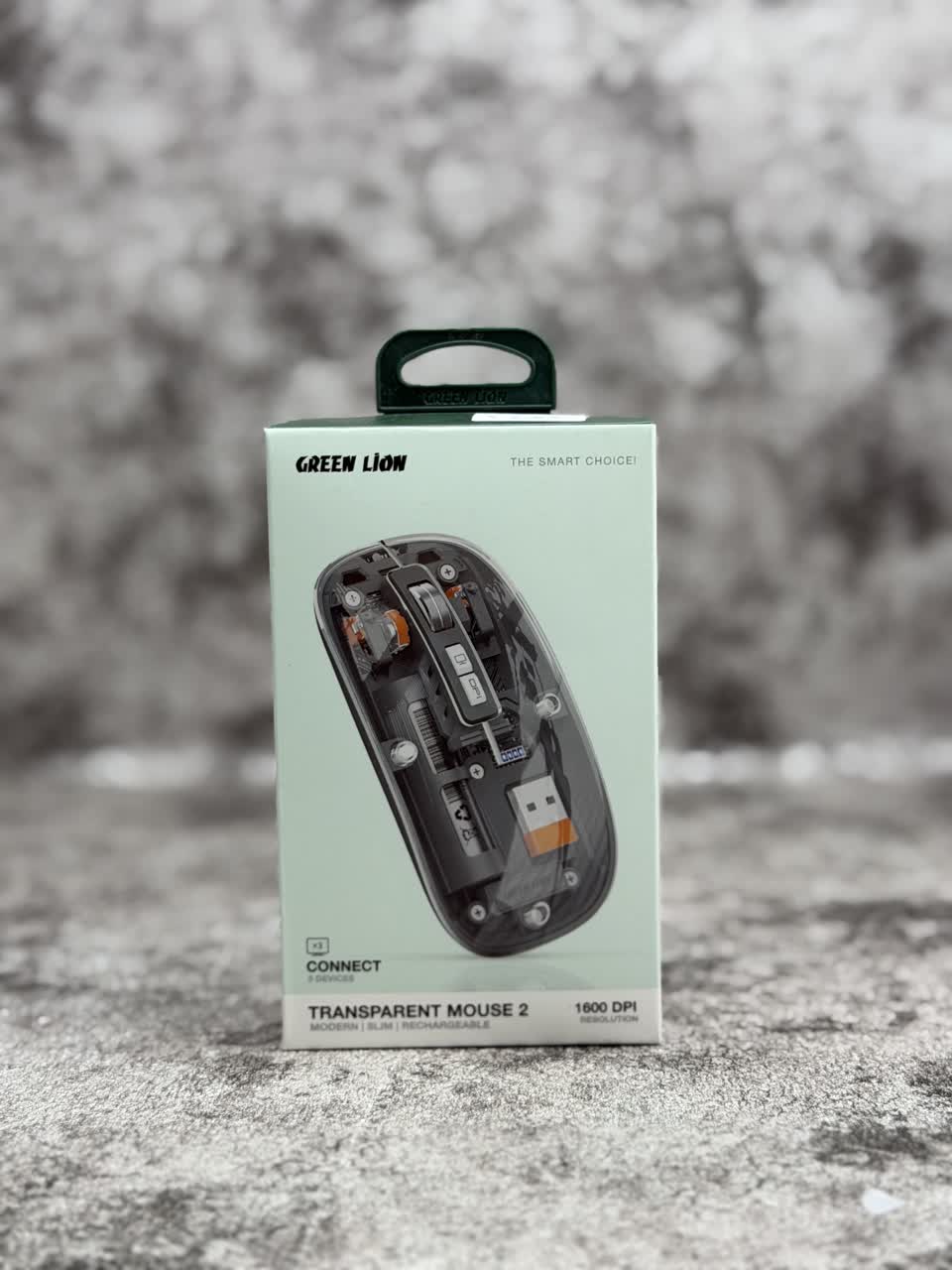 موس گرین مدل tranparent mouse 2