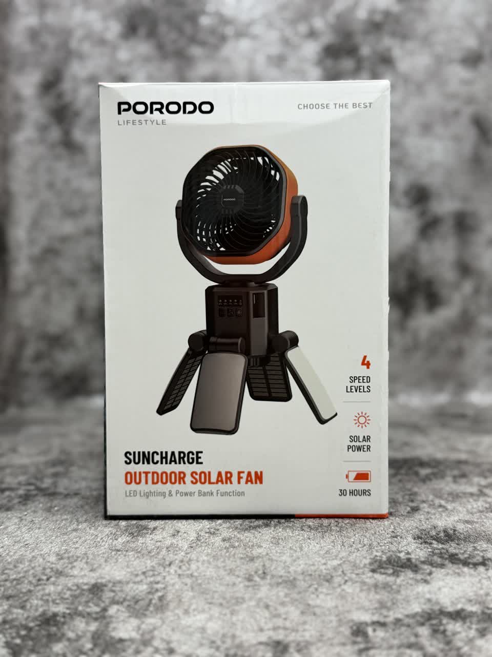 پنکه خورشیدی پرودو مدل suncharge
