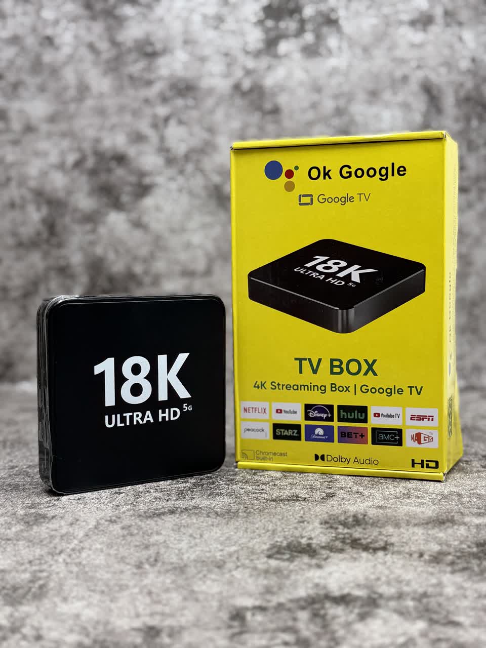 اندروید باکس 18k ok google